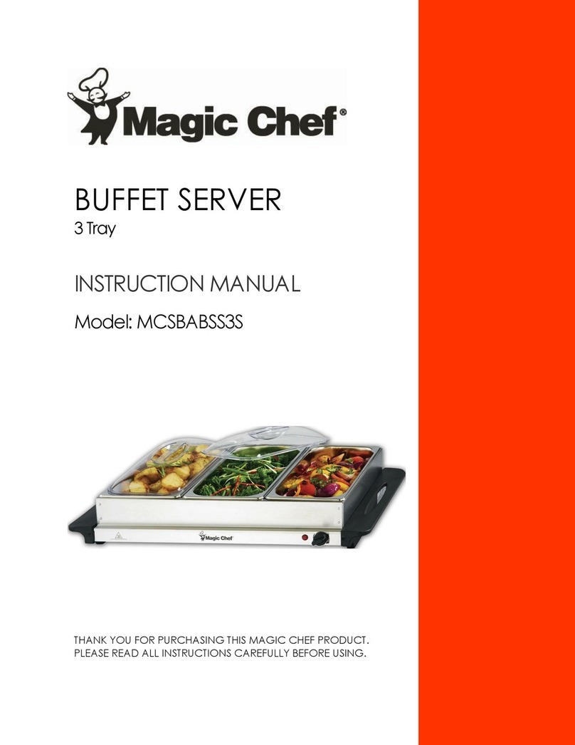 Magic Chef MCSBABSS3S Manuale utente