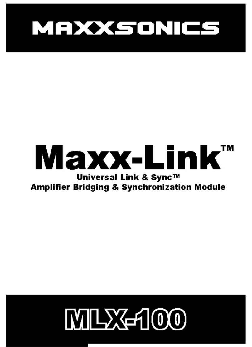 MB QUART MAXX-LINK MLX-100 Manuale utente