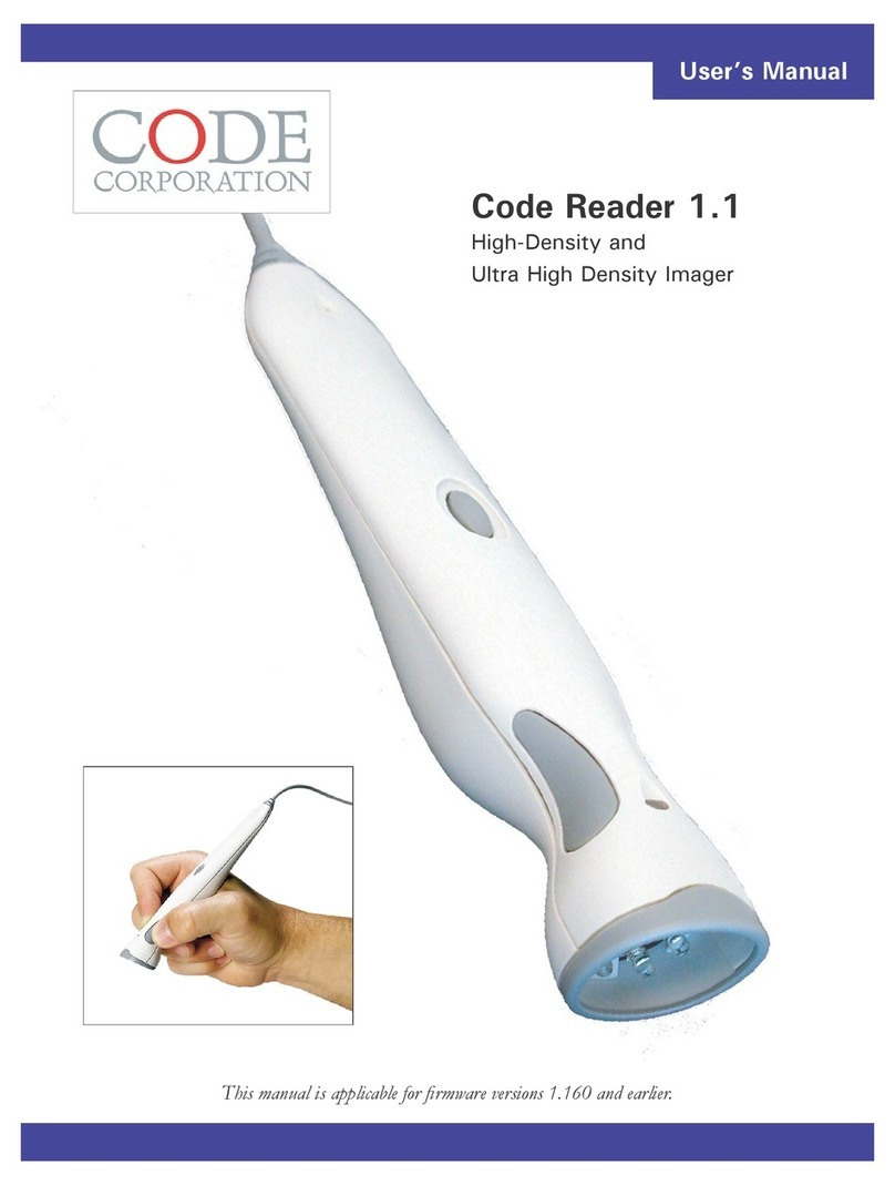 Code Corporation Code Reader 1.1 Manuale utente