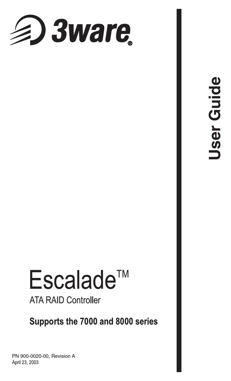 3Ware 7000-2 - Escalade RAID Controller Manuale utente