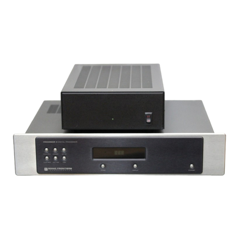 Sonic Frontiers SONIC FRONTIERS Processor 3 Manuale utente