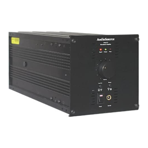 AudioSource Amp Five Manuale utente
