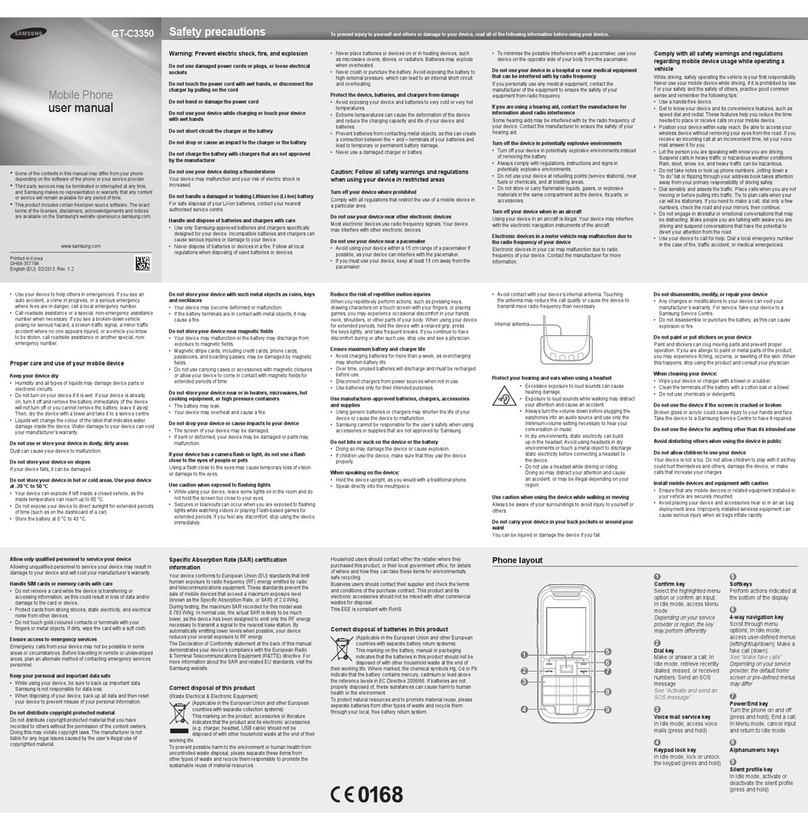 Samsung GT-C3350 Manuale utente