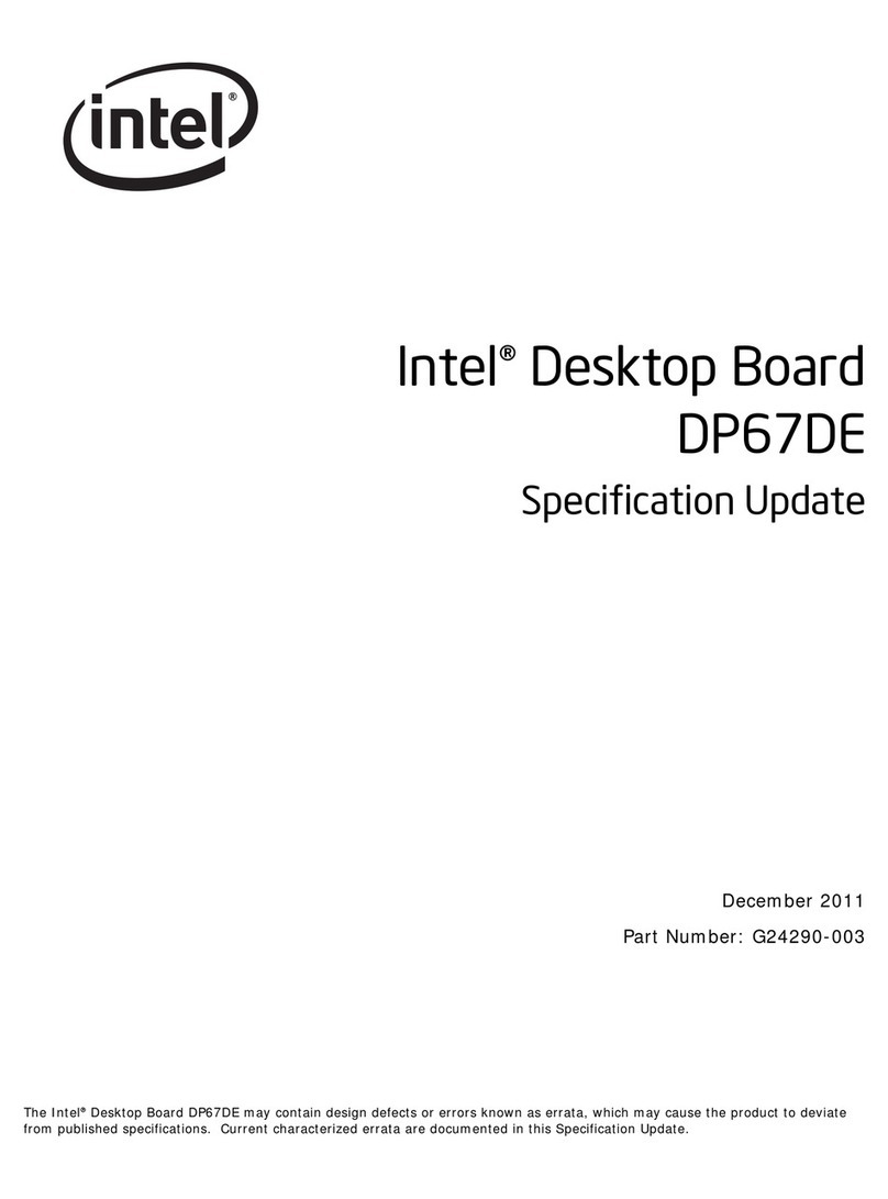 Intel DP67DE Manuale utente Intel DP67DE Manuale utente