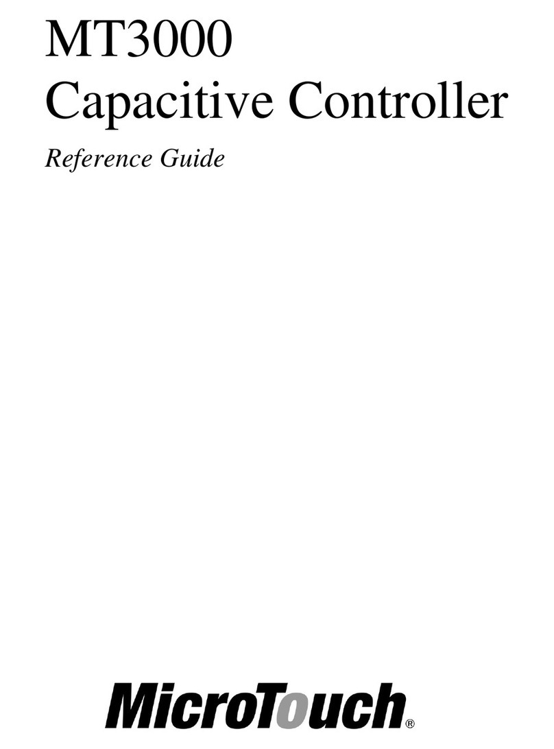 MicroTouch Micro Touch Capacitive Controller MT3000 Manuale utente