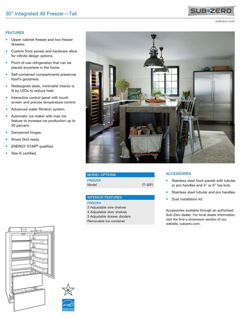 Sub-Zero IT-30FI Manuale utente
