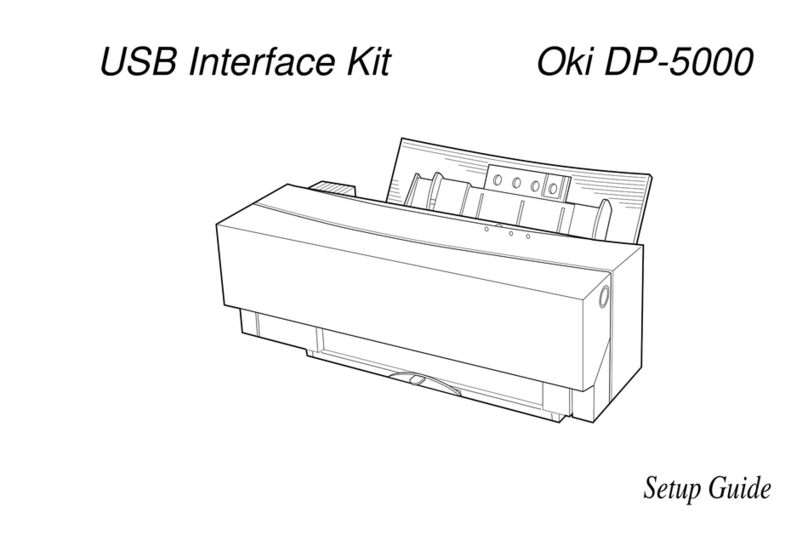 Oki USB Interface Kit Oki DP-5000 Manuale utente