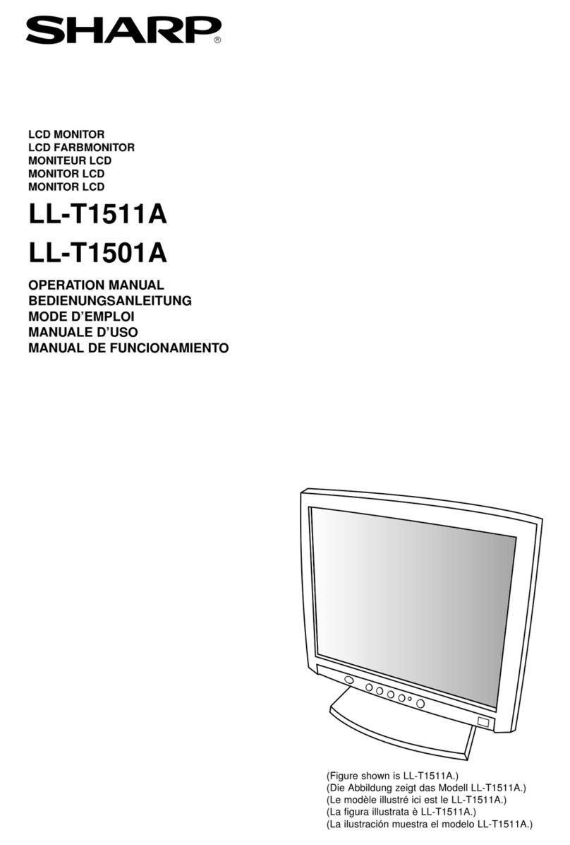 Sharp LL-T1511A Manuale utente