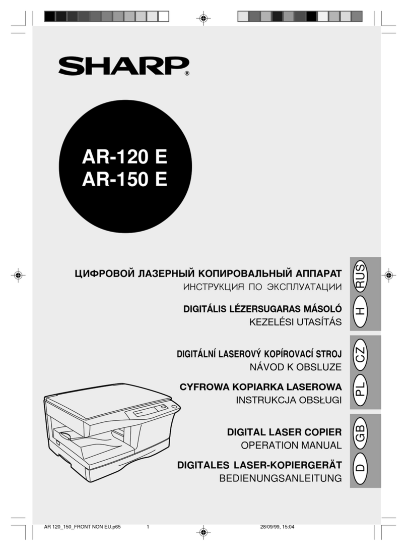 Sharp AR-120E Manuale utente