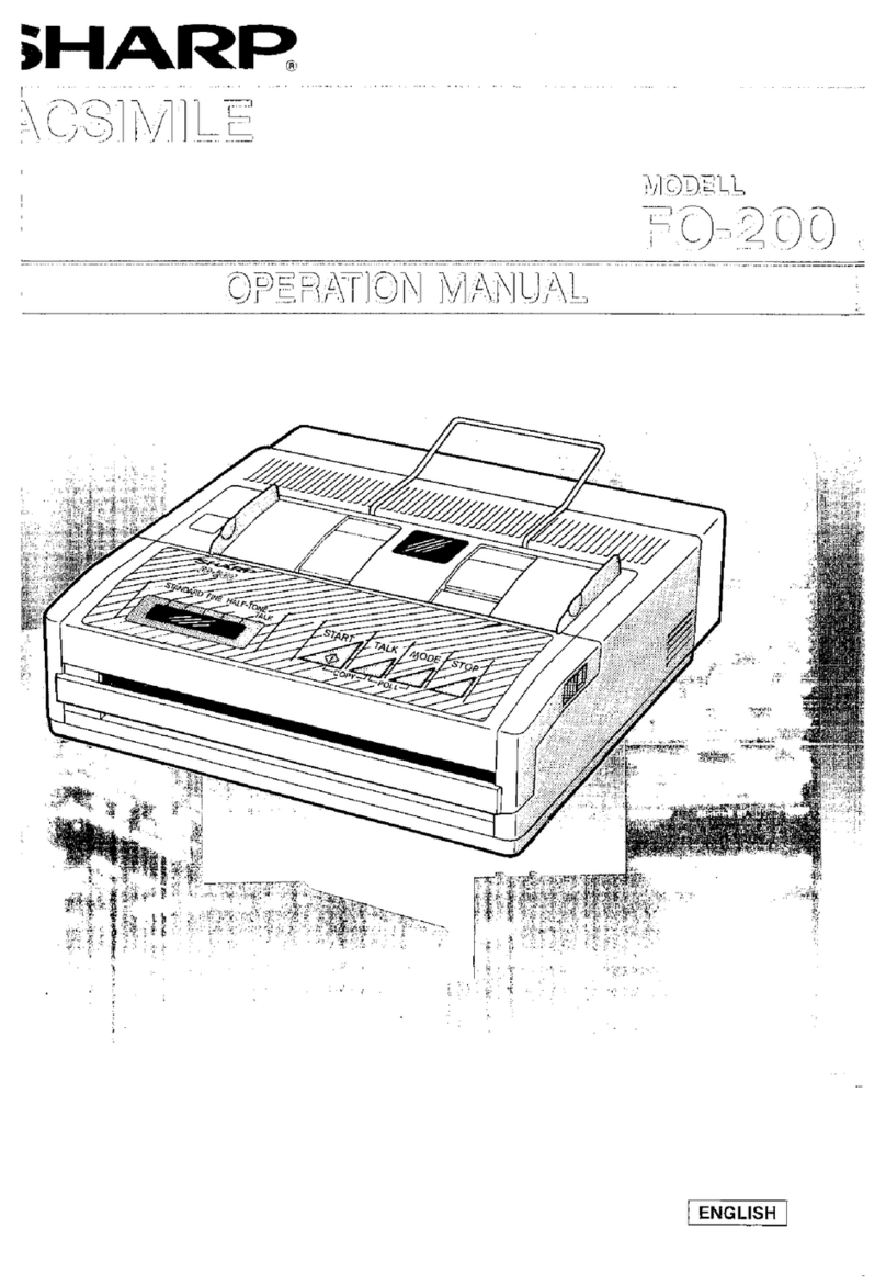 Sharp FO-200 Manuale utente