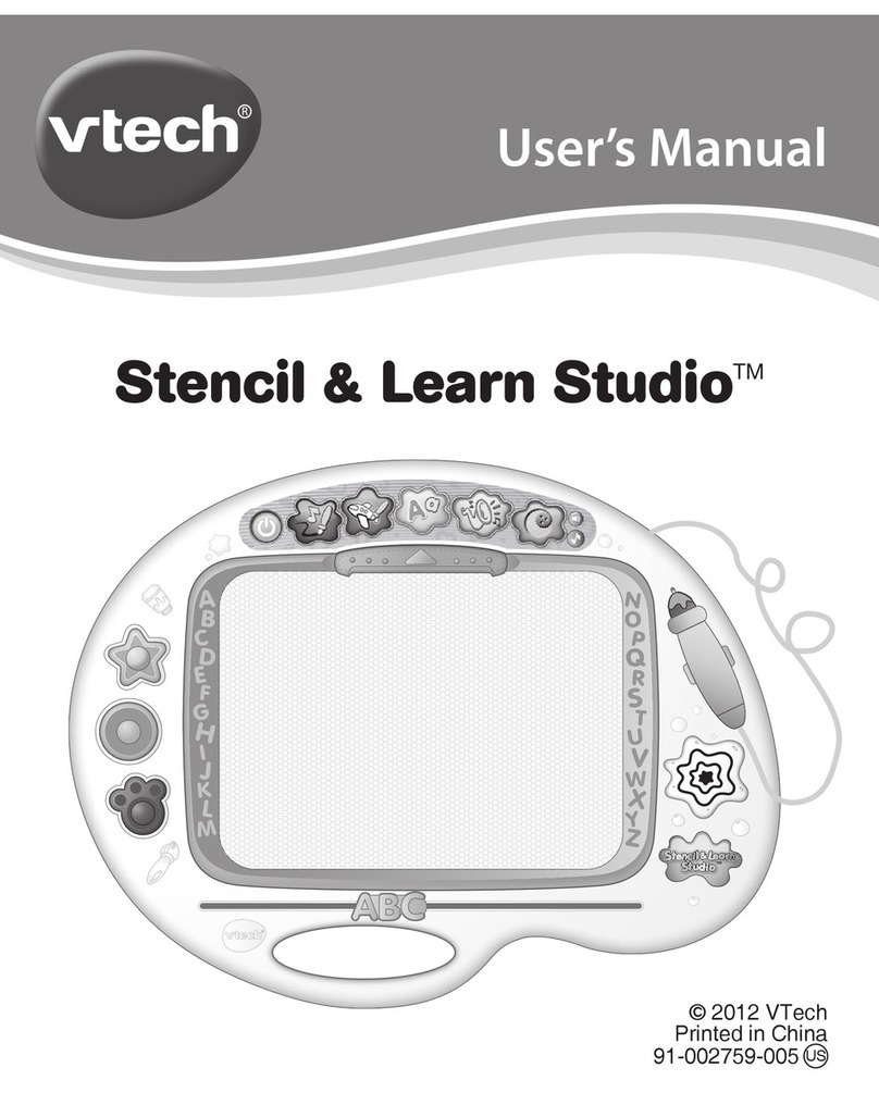 V-tech Stencil & Learn Studio Manuale utente
