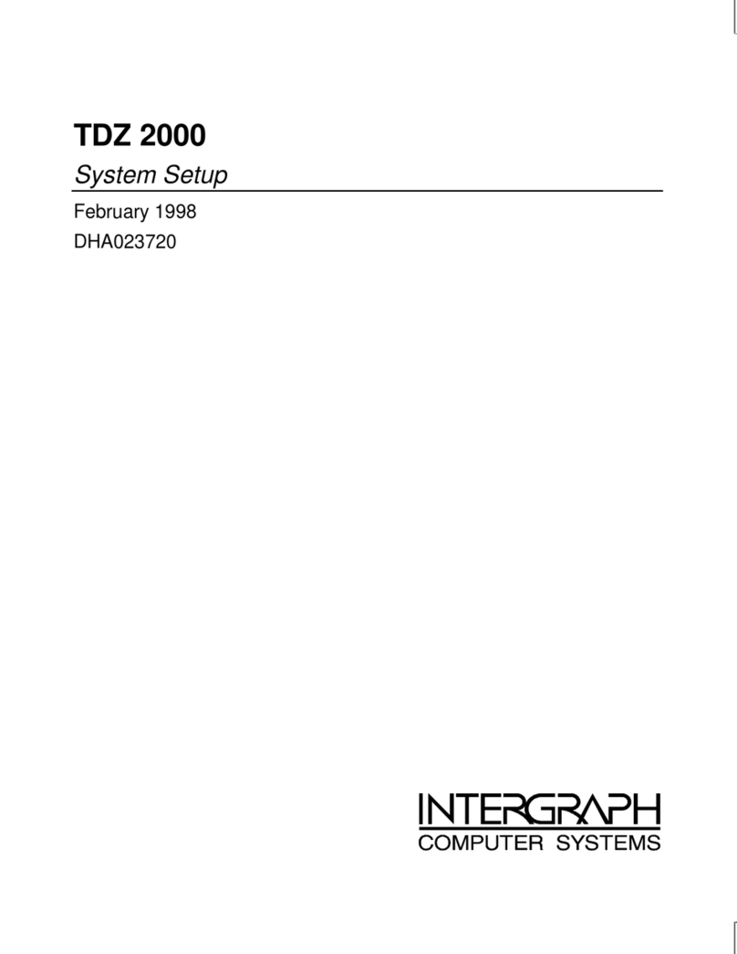 Intergraph TDZ 2000 Manuale utente