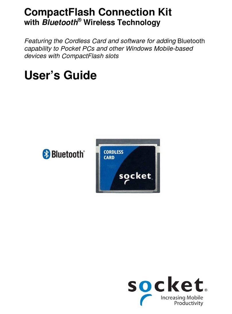 Socket CompactFlash Connection Kit Manuale utente