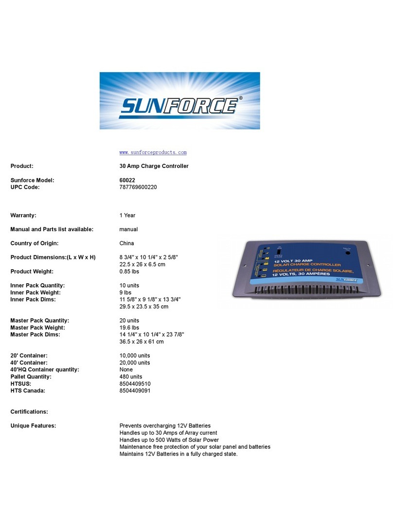 Sunforce 60022 Manuale utente
