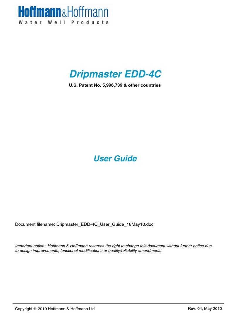 Hoffmann&Hoffmann Dripmaster EDD-4C Manuale utente