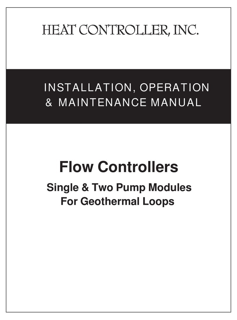 Heat Controller Flow Controllers Manuale di istruzioni