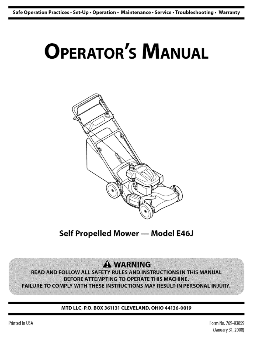 MTD E46J Manuale utente