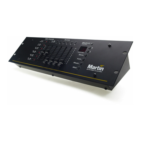 Martin DMX Controller 2518 Manuale utente