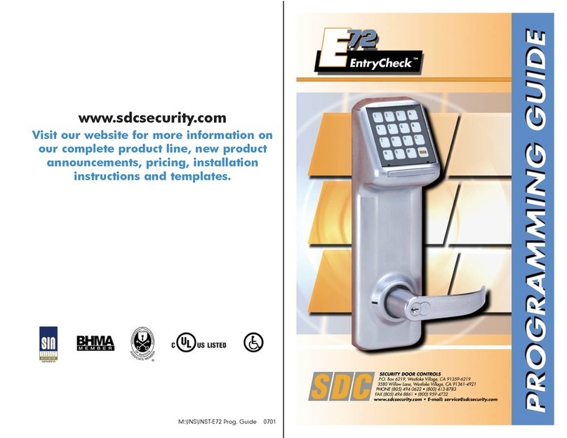 SDC E72 EntryCheck Guida alla risoluzione dei problemi