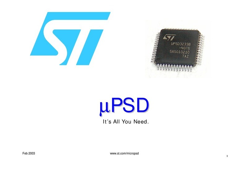 STMicroelectronics switch/hub Manuale utente