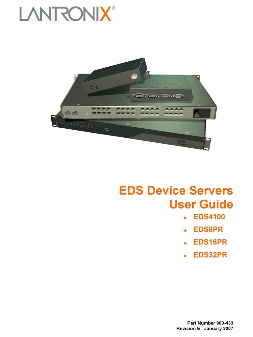 Lantronix EDS32PR Manuale utente