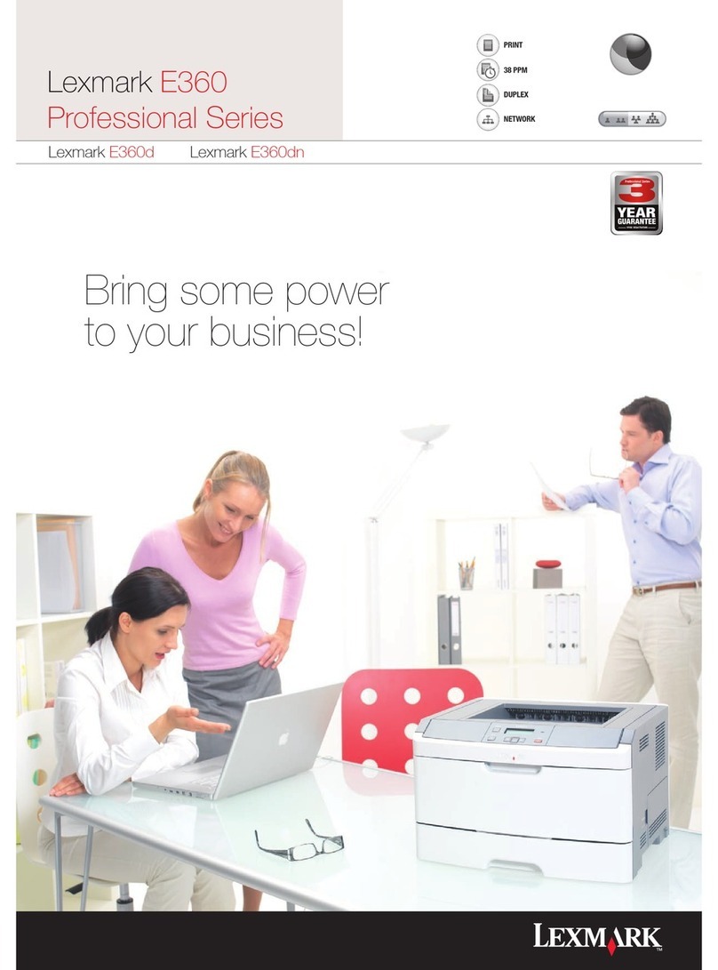 Lexmark E360D series Manuale utente Lexmark E360D series Manuale utente