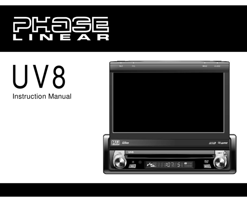 Phase Linear UV8 Manuale utente