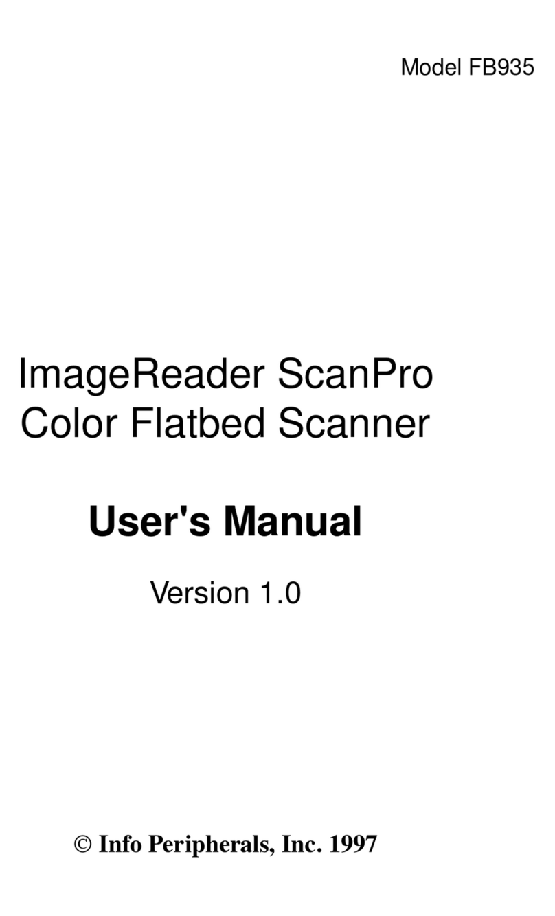 Info Peripherals ScanPro Manuale utente