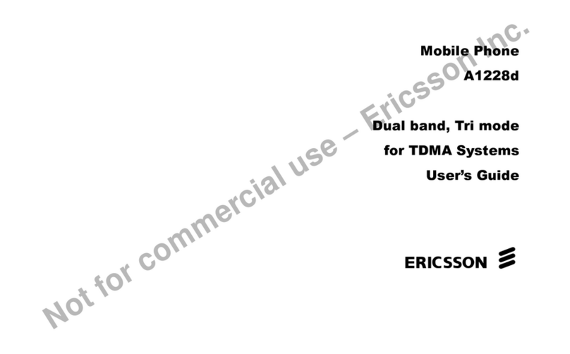 Ericsson A1228d Manuale utente