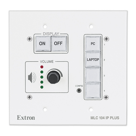Extron electronics MediaLink Controllers with IP Link MLC 104 IP... Manuale utente