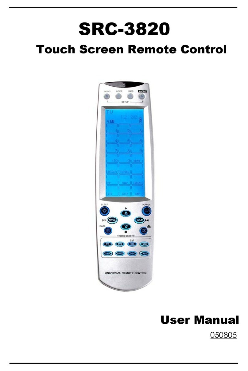 Sunwave Tech. SRC-3820 Manuale utente Sunwave Tech. SRC-3820 Manuale utente