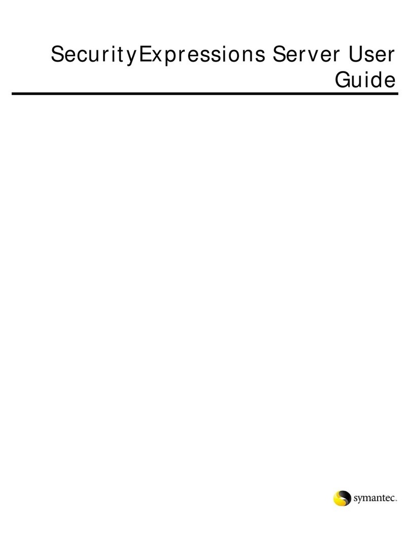 Symantec Security Expressions Server Manuale utente
