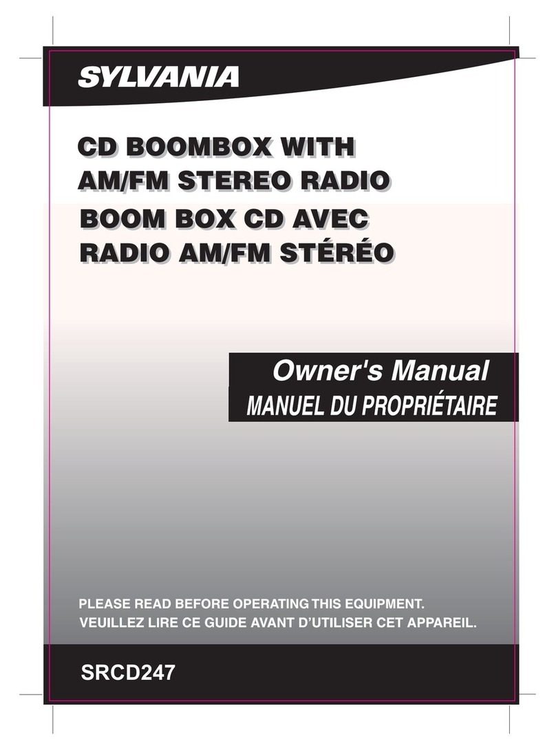 Sylvania SRCD237 Manuale utente
