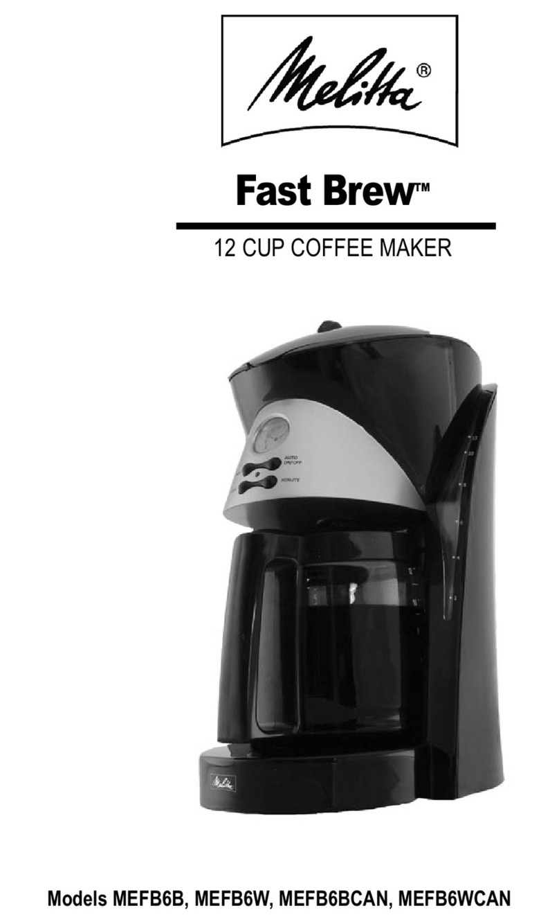Melitta MEFB6B Manuale utente