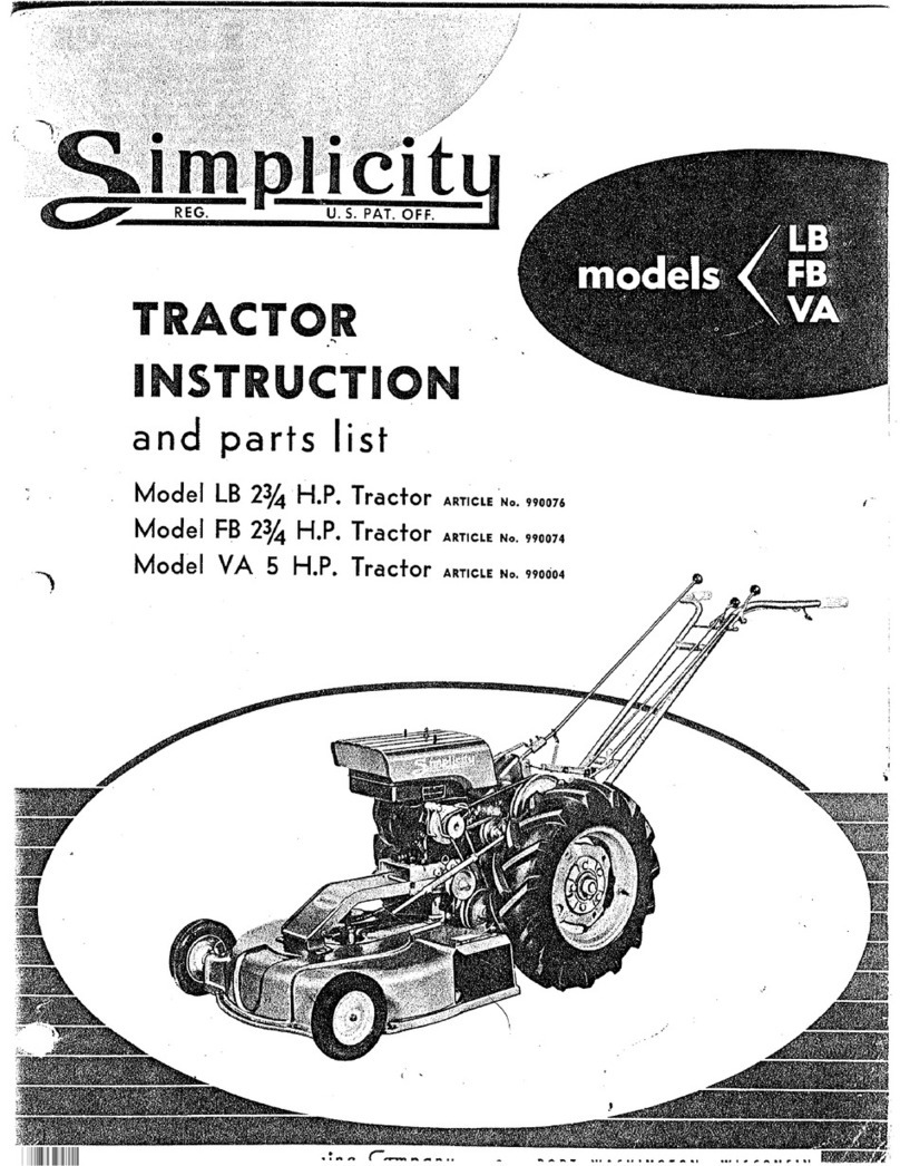 Simplicity FB Manuale utente