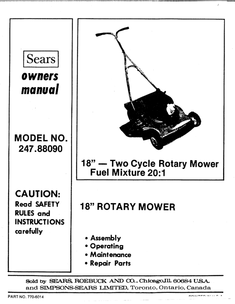 Sears 247.8809 Manuale utente