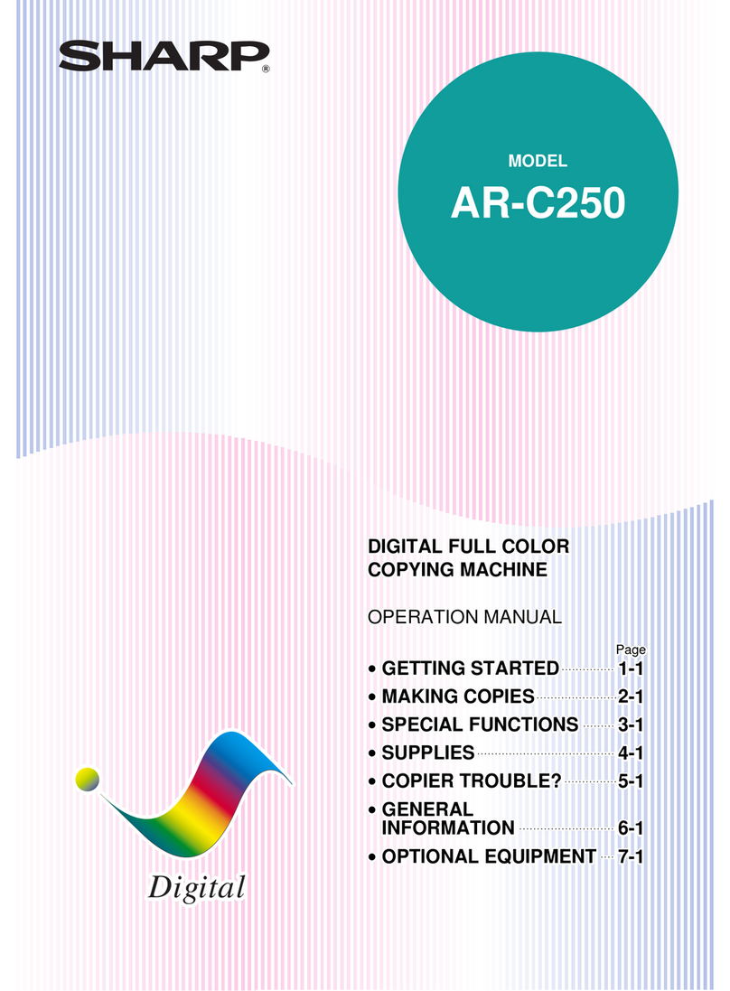 Sharp AR-C250 Manuale utente