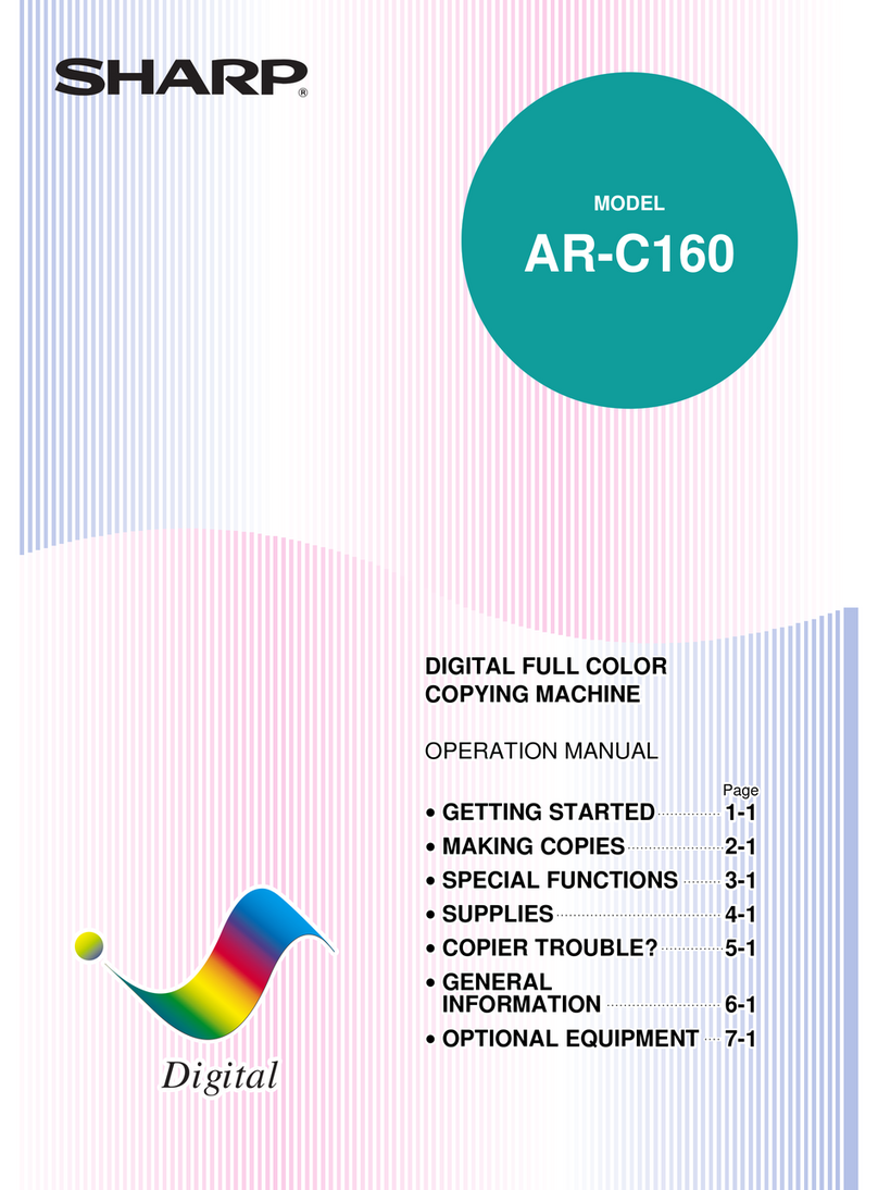 Sharp AR-C160 Manuale utente