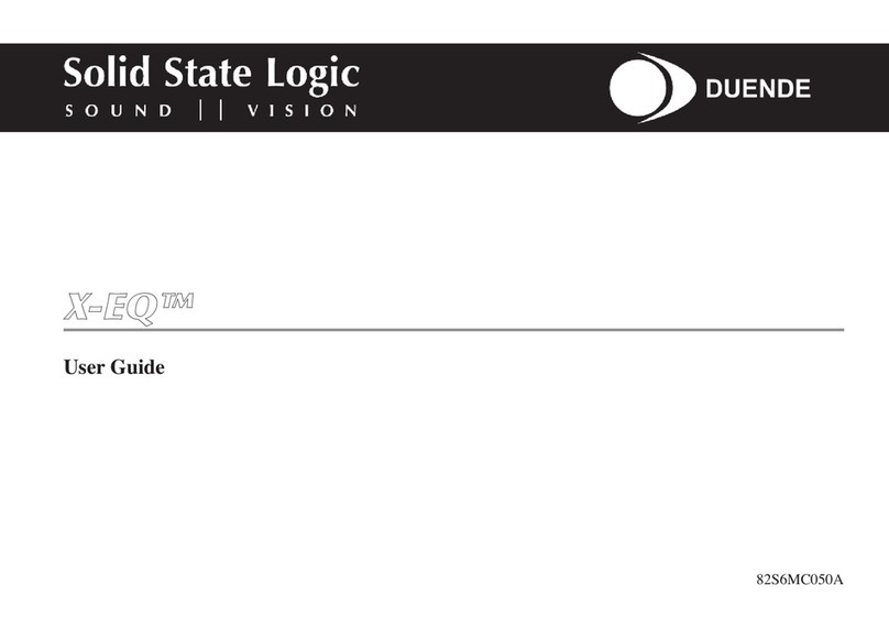 Solid State Logic X-EQ Manuale utente