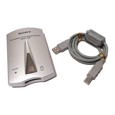 Sony MagicGate MSGC-US10 Manuale utente