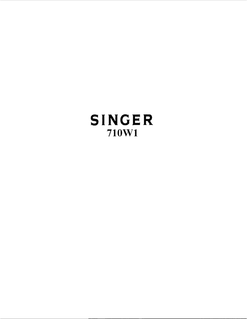 Singer 710W1 Manuale utente
