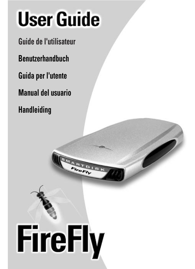 SmartDisk FireFly Computer Hard Drive Manuale utente