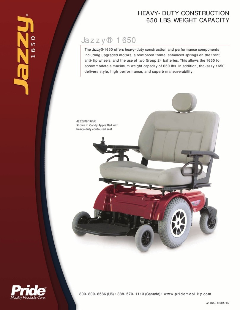 Pride Mobility Quantum 1650 Manuale utente