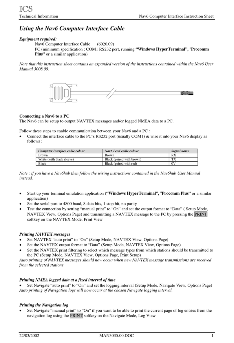 ICS Nav6 Manuale utente