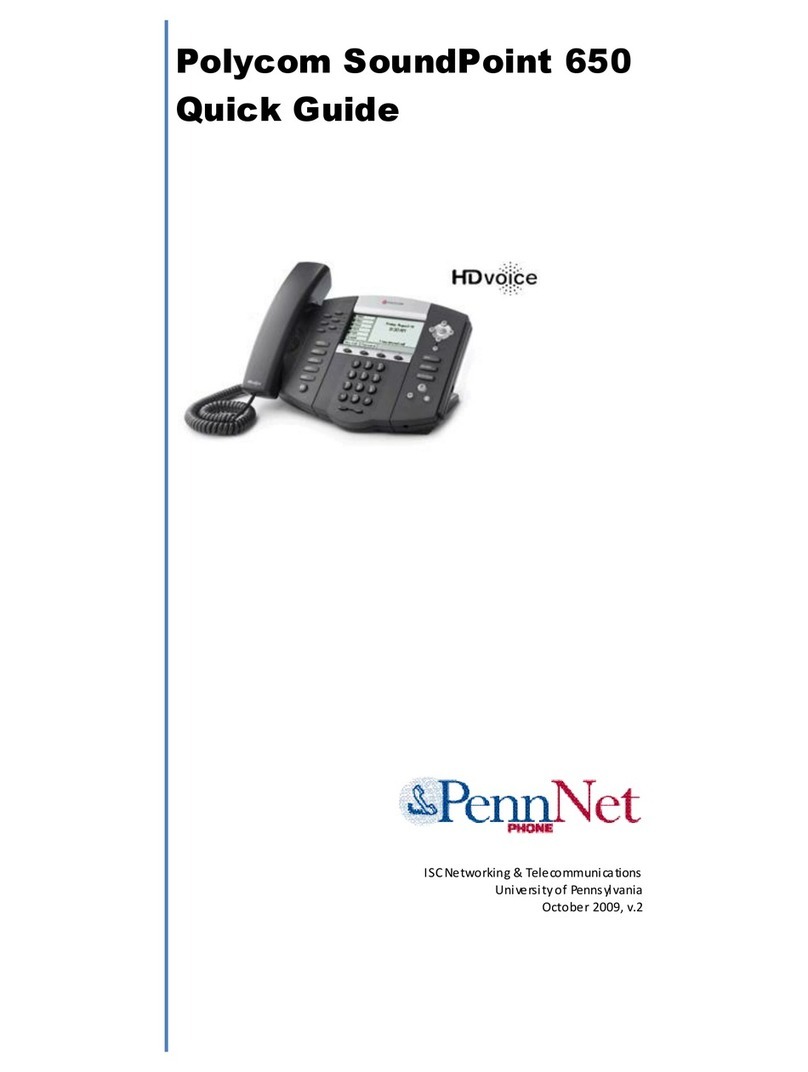 Polycom PENNNET 650 Manuale utente