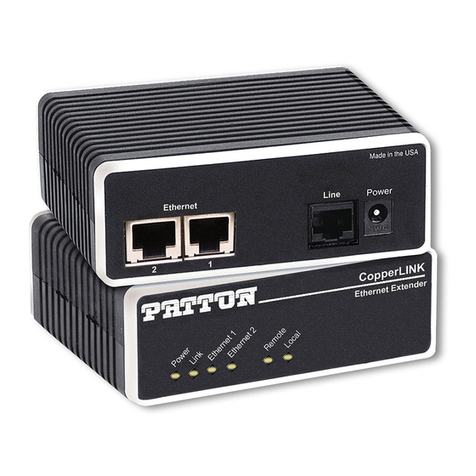 Patton electronics CopperLINK 2173 Manuale utente