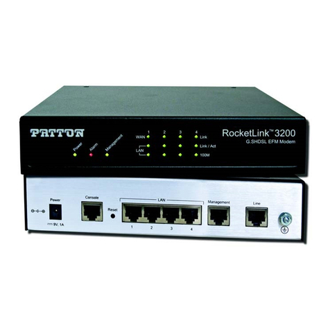 Patton electronics RocketLink 3202 Manuale utente