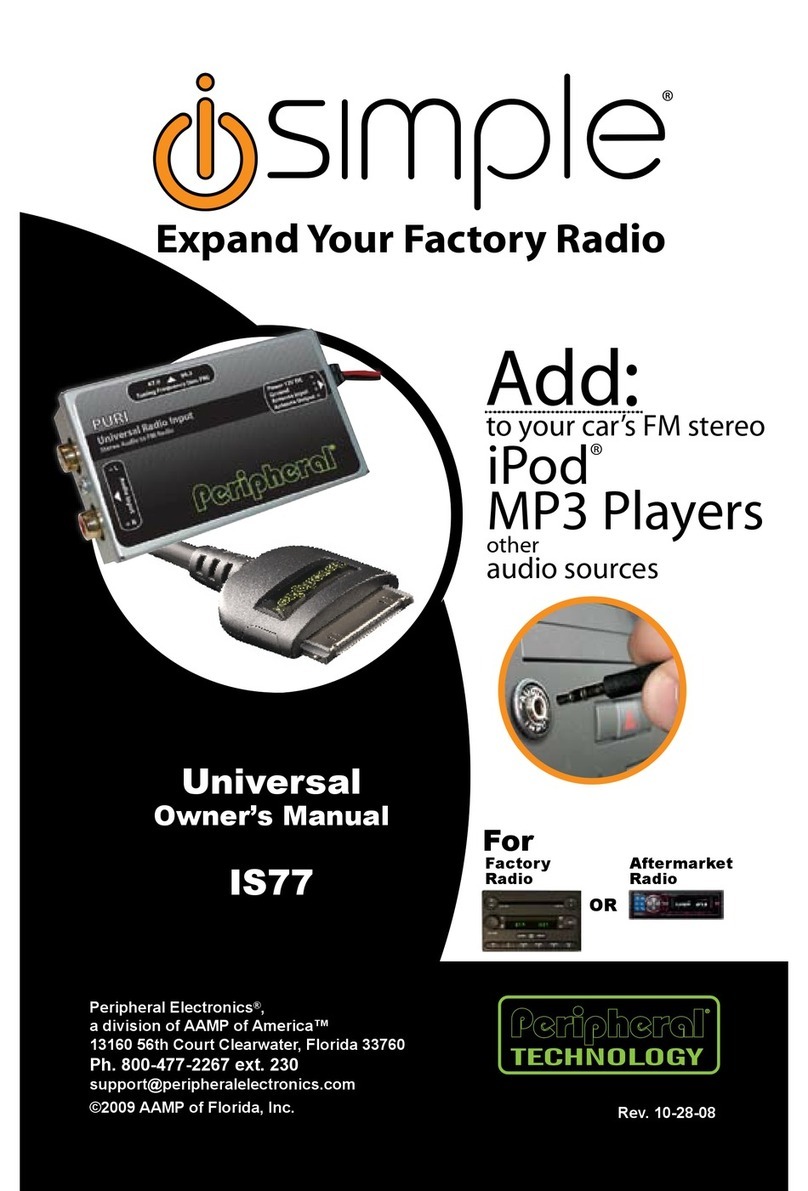 Peripheral Electronics IS77 Manuale utente