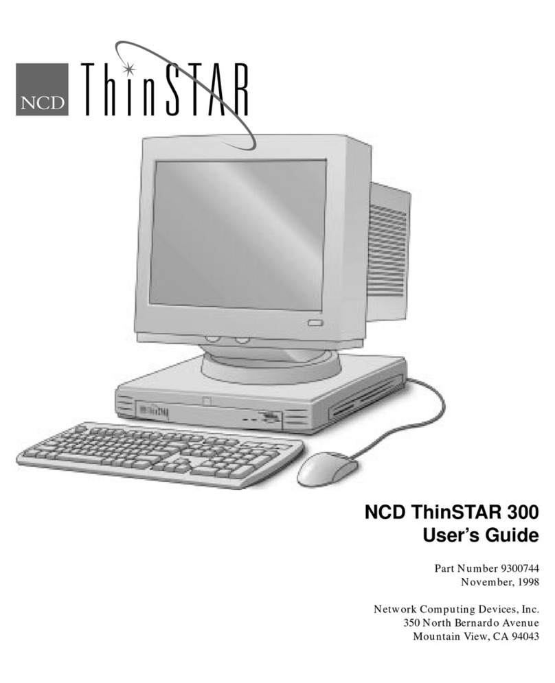 Network Computing Devices ThinSTAR 300 Manuale utente