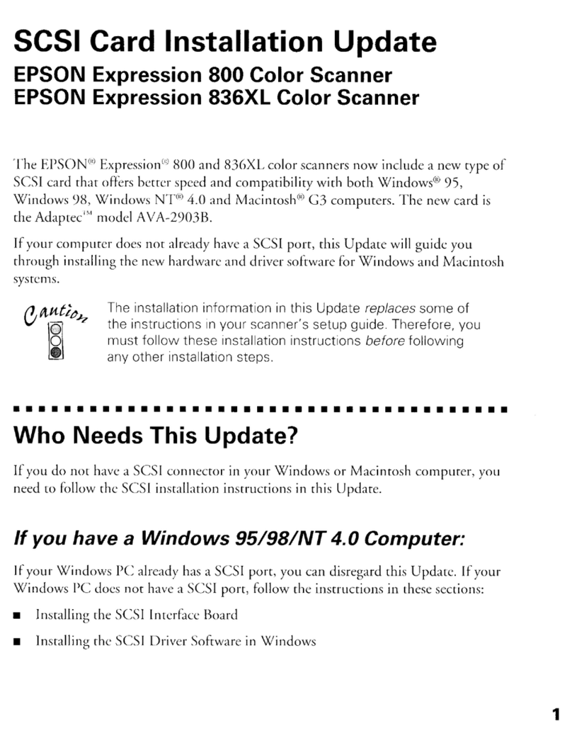 Epson Expression  800 Manuale tecnico